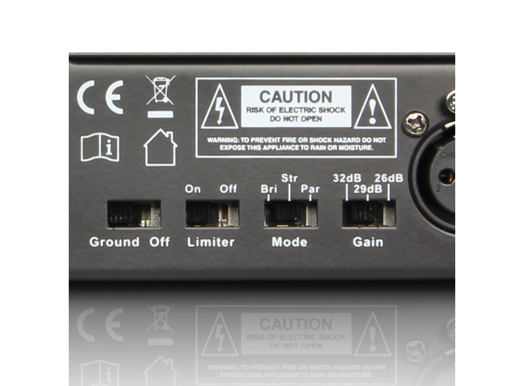 LD Systems XS 200- PA Power Amplifier Class D 2 x 100 W 4 Oh 